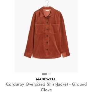 Madewell Corduroy Utility Jacket - Rust